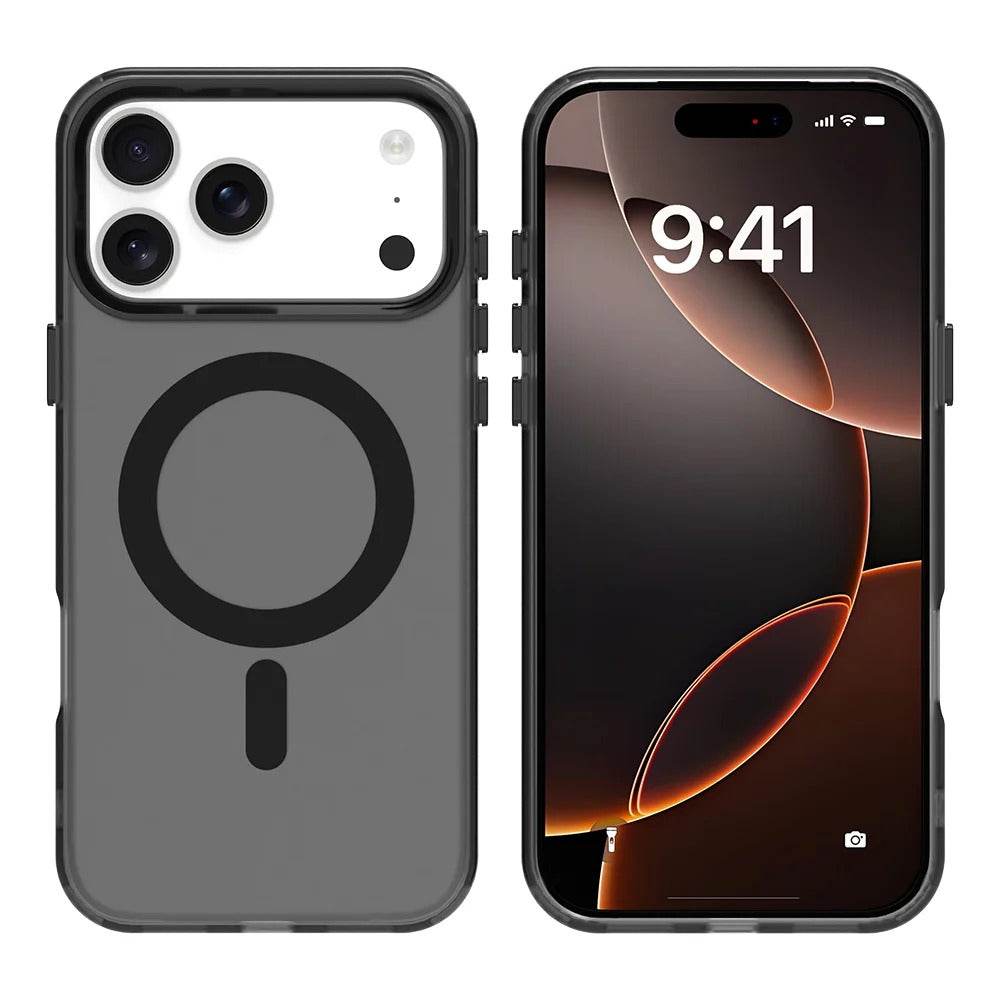 Luxury Magnetic Candy Case for iPhone 17 Pro, 17 Pro Max – Soft Skin Feel with Wireless Charging Support