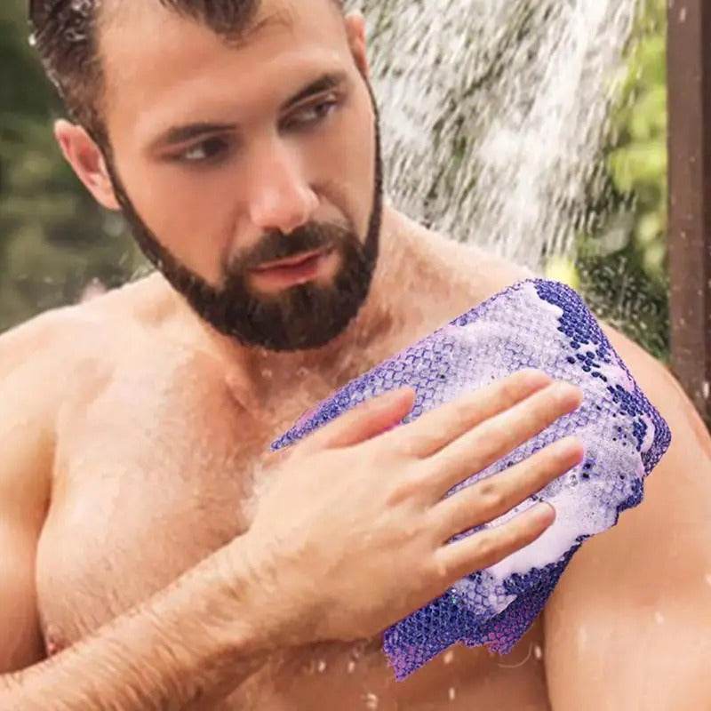 African Net Body Exfoliator & Reusable Bath Sponge