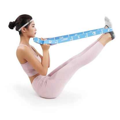 Slimming Resistance Bands – Multi-Functional Elastic Yoga Strap for Fitness & Stretching