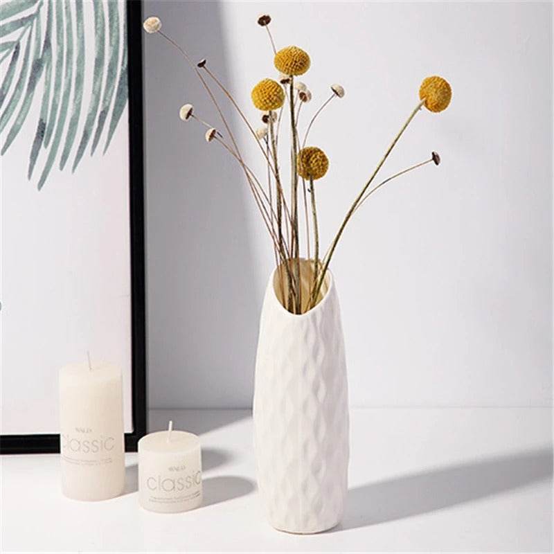 1pc Nordic Plastic Vase Simple Small Fresh Flower Pot