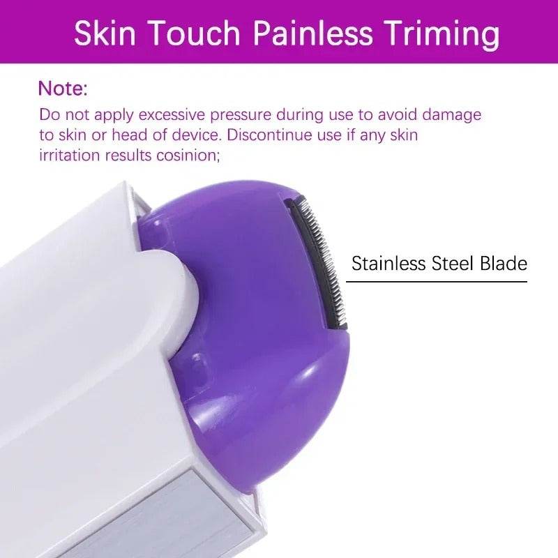 Painless Unisex Electric Hair Trimmer for Face, Legs, Bikini, Arms and Full Body Use