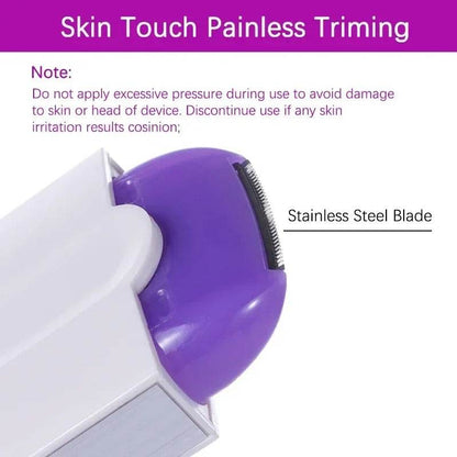 Painless Unisex Electric Hair Trimmer for Face, Legs, Bikini, Arms and Full Body Use