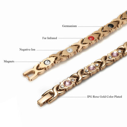 Women's Magnetic Therapy Bracelet for Pain Relief & Wellness - Stylish & Comfortable