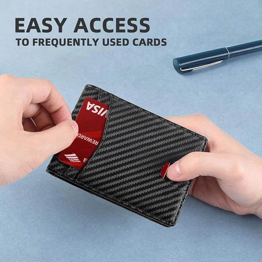 Men’s RFID Blocking Wallet for Dad, Husband, Son – Slim Card Holder Father’s Day Gift