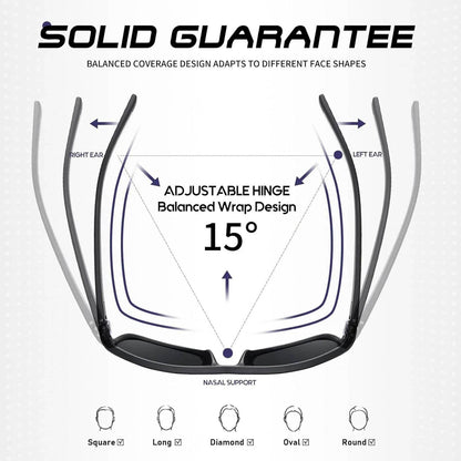 3-Pack Polarized Sunglasses – UV400 Anti-Glare Shades for Men & Women