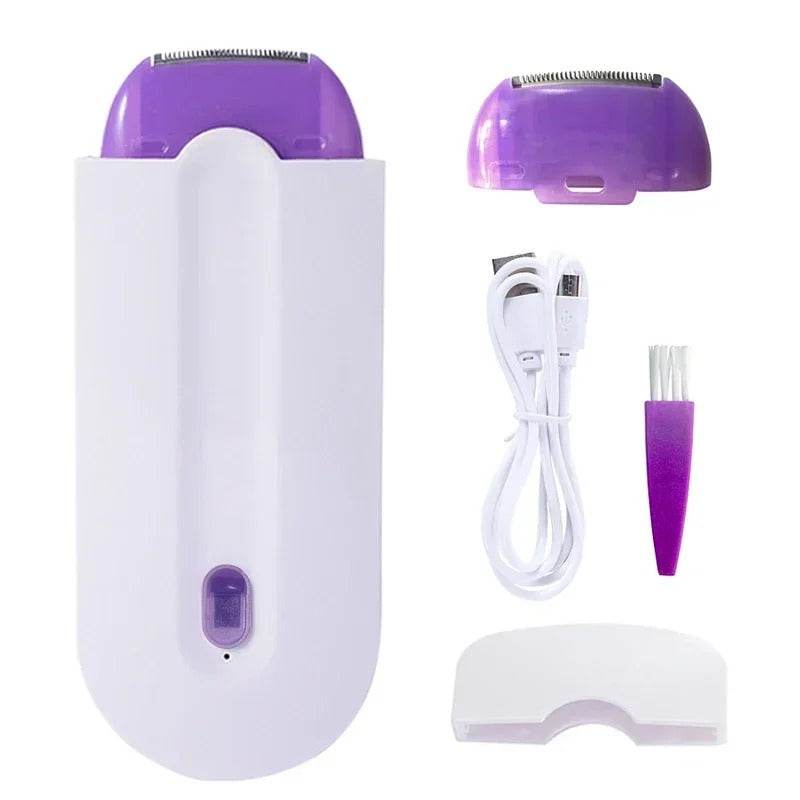 Painless Unisex Electric Hair Trimmer for Face, Legs, Bikini, Arms and Full Body Use
