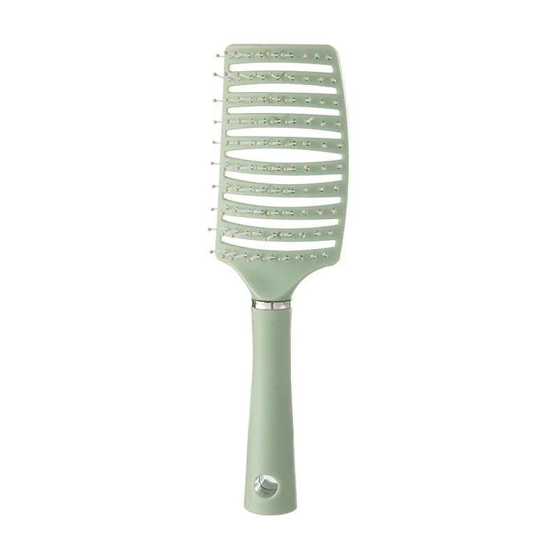 1 Piece Nylon Women's Curly Hair Comb – Heat & Moisture Resistant Scalp Massage & Styling Tool