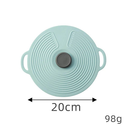 Silicone Fresh-Keeping Anti-Spill Lid – Leak-Proof, Dust-Proof, Reusable Food & Pot Cover for Kitchen Use