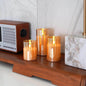 Aurora Glow Flicker Candles with remote