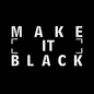 Make It Black Cosmetic Bag
