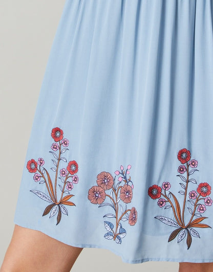 Mara Smocked Dress - Oyster Factory Embroidery