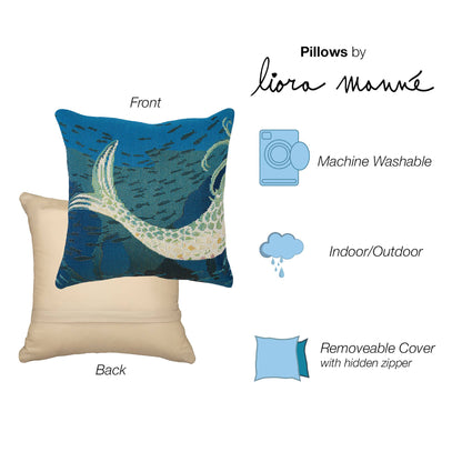 Marina Mermaids Are Real Indoor/Outdoor Pillow