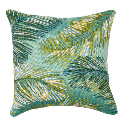 Marina Palm Border Indoor/Outdoor Pillow 18" x 18"