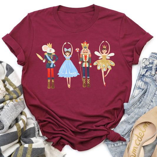 Nutcracker Ballet Christmas, Beautiful, Dance, Ballerina Super Soft Tshirt