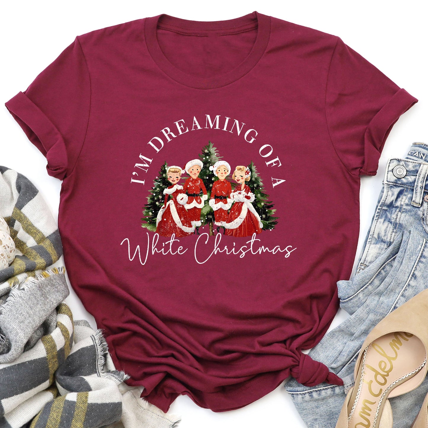 I'm Dreaming Of A White Christmas Movie, Super Soft Tshirt, Classic, Musical