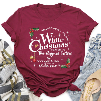 White Christmas Movie Poster, Super Soft Tshirt, Classic, Musical