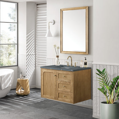 Laurent 36" Single Vanity Cabinet, Light Natural Oak