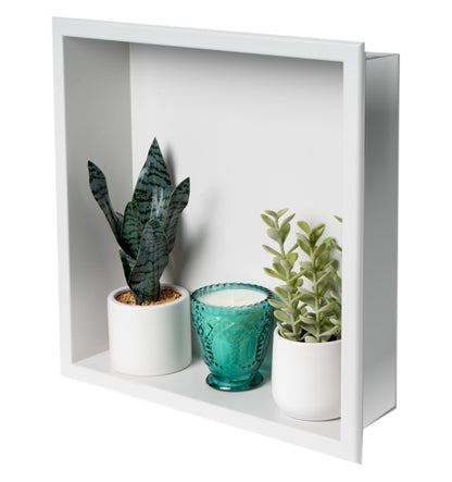 ALFI brand ABNC1616 16" x 16"  Square Single Shelf Bath Shower Niche