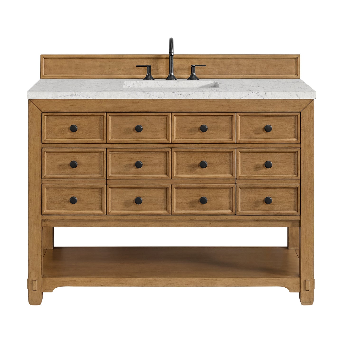 Malibu 48" Single Vanity, Amber Birch