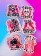 Mean Girls Horror Sticker Pack