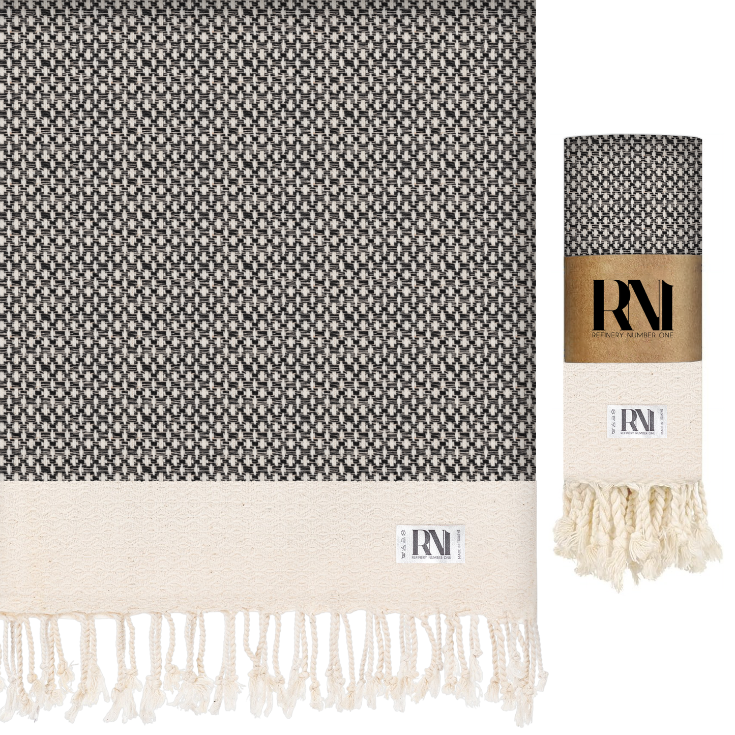 Mediterranean Boho Turkish Peshtemal Beach Bath Gym Yoga Towel 36” x 71”