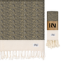 Mediterranean Boho Turkish Peshtemal Beach Bath Gym Yoga Towel 36” x 71”