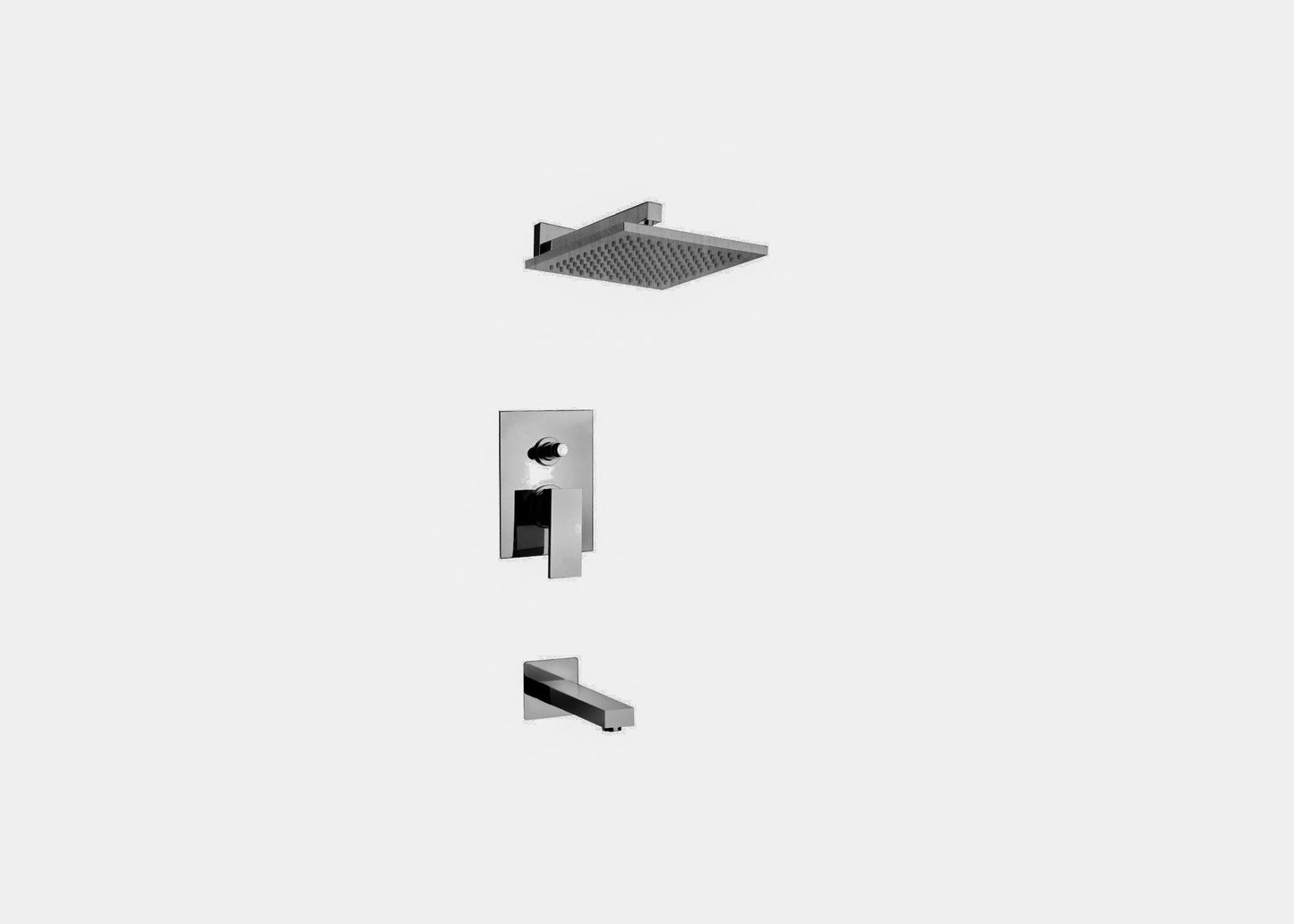 Quadro-Kit-1-PW Trim 788 Pressure Balance 1/2" w/Diverter