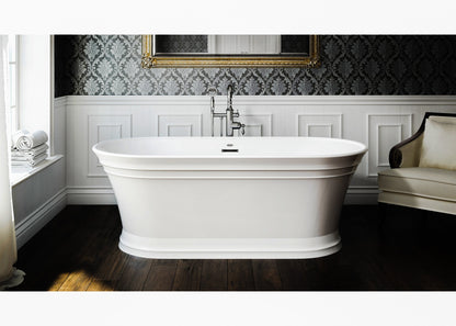 87PW136 Faucets-Floor Mount Tub Filler