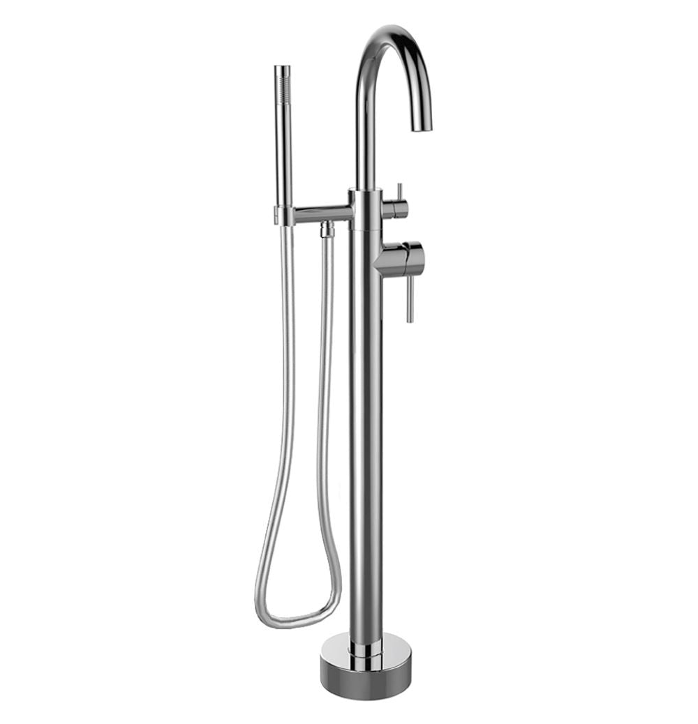 78CR136 Faucets-Floor Mount Tub Filler