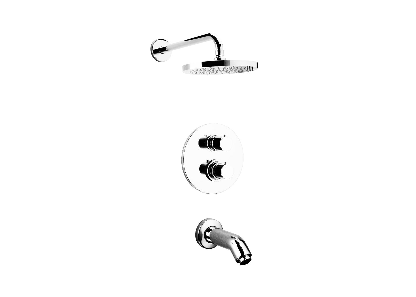 Elba-Kit-2-PW Trim 691 Thermostatic 1/2"