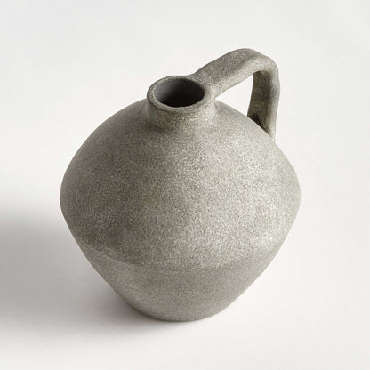 Mediterranean Terracotta Amphora Style Decorative Vase