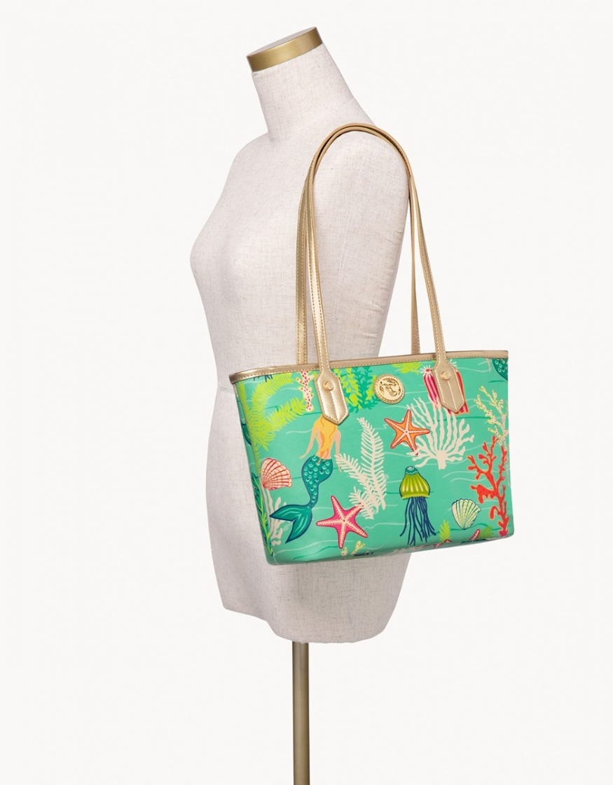 Medium Tote - Golden Mermaid