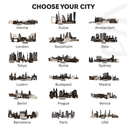 Wooden Travel Decor Memory City – Rome