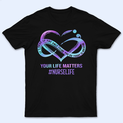 Mental Health Awareness - Personalized Custom T Shirt - Birthday, Loving, Funny Gift for Nurse, CNA, Healthcare, Registered RN