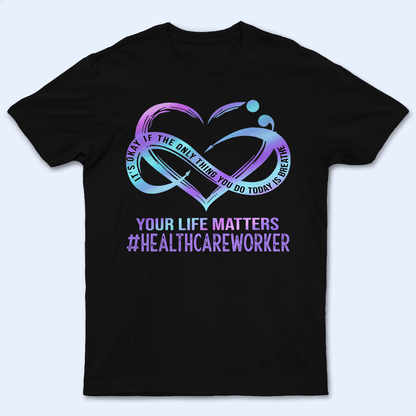 Mental Health Awareness - Personalized Custom T Shirt - Birthday, Loving, Funny Gift for Nurse, CNA, Healthcare, Registered RN