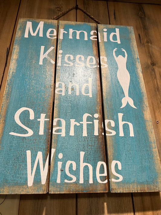 Mermaid Kisses Sign