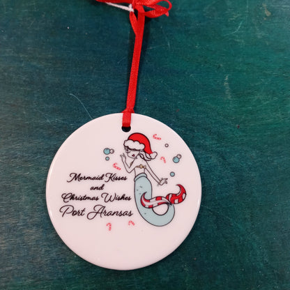 Mermaid Wishes & Christmas Wishes Ornament