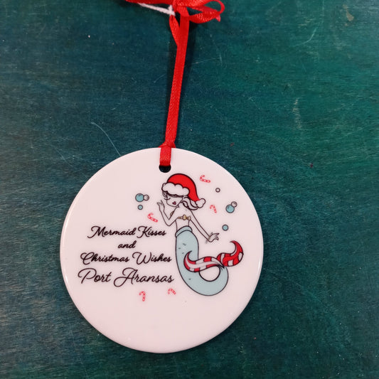 Mermaid Wishes & Christmas Wishes Ornament