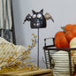 Metal Bat Garden Stake 27" Halloween Yard Decor