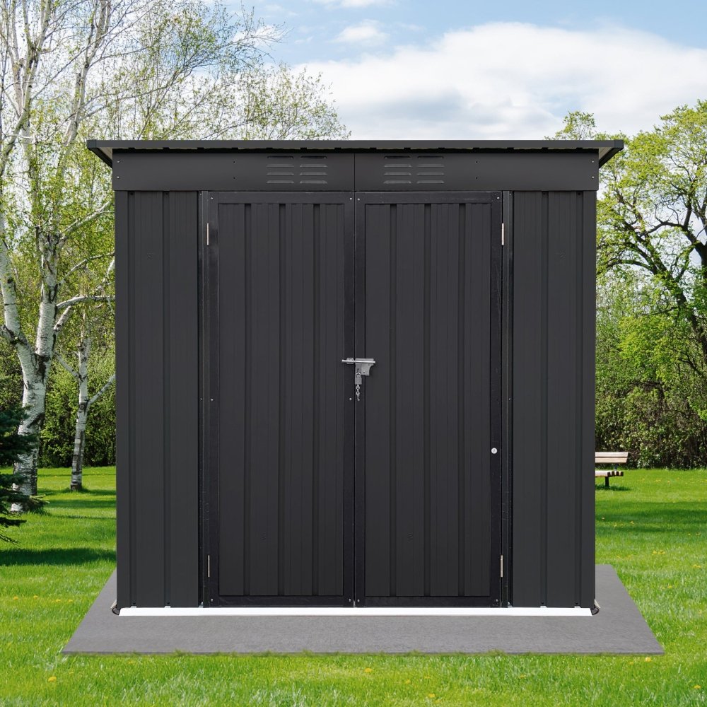 [04X06FT] Premium Small Outdoor Metal Garden Storage Shed (97463582)