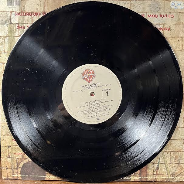 Mob Rules (VINYL) | Excellent (EX) Near Mint (NM or M-)