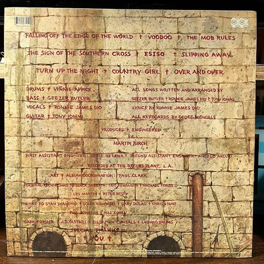 Mob Rules (VINYL) | Excellent (EX) Near Mint (NM or M-)