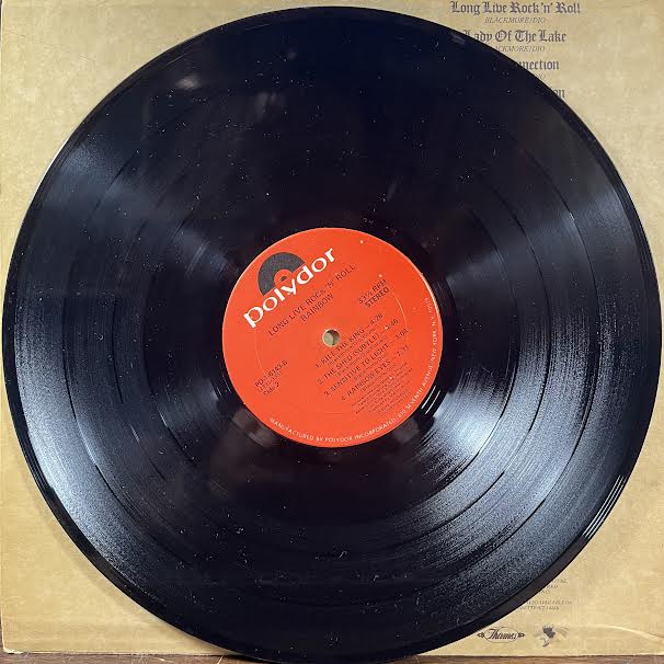 Long Live Rock 'N' Roll (VINYL) | Near Mint (NM or M-) Excellent (EX)