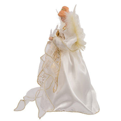 Radiant Christmas Angel Tree Topper - 12 Inch