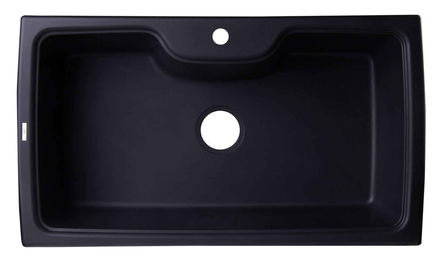 ALFI brand AB3520DI 35" Drop-In Single Bowl Granite Composite Kitchen Sink