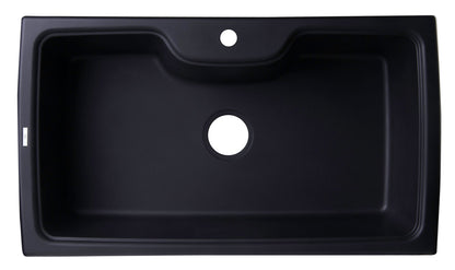 ALFI brand AB3520DI 35" Drop-In Single Bowl Granite Composite Kitchen Sink