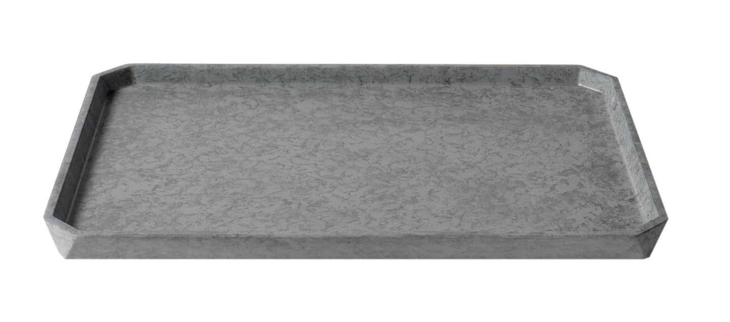 ALFI brand  ABCO1023 7 Piece Solid Concrete Gray Matte Bathroom Accessory Set
