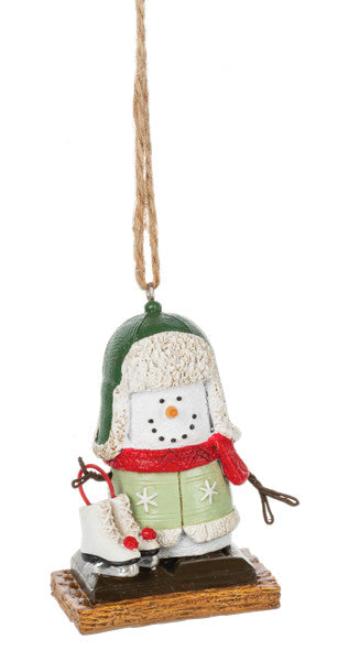 S’mores Buddy Ice Skating Ornament