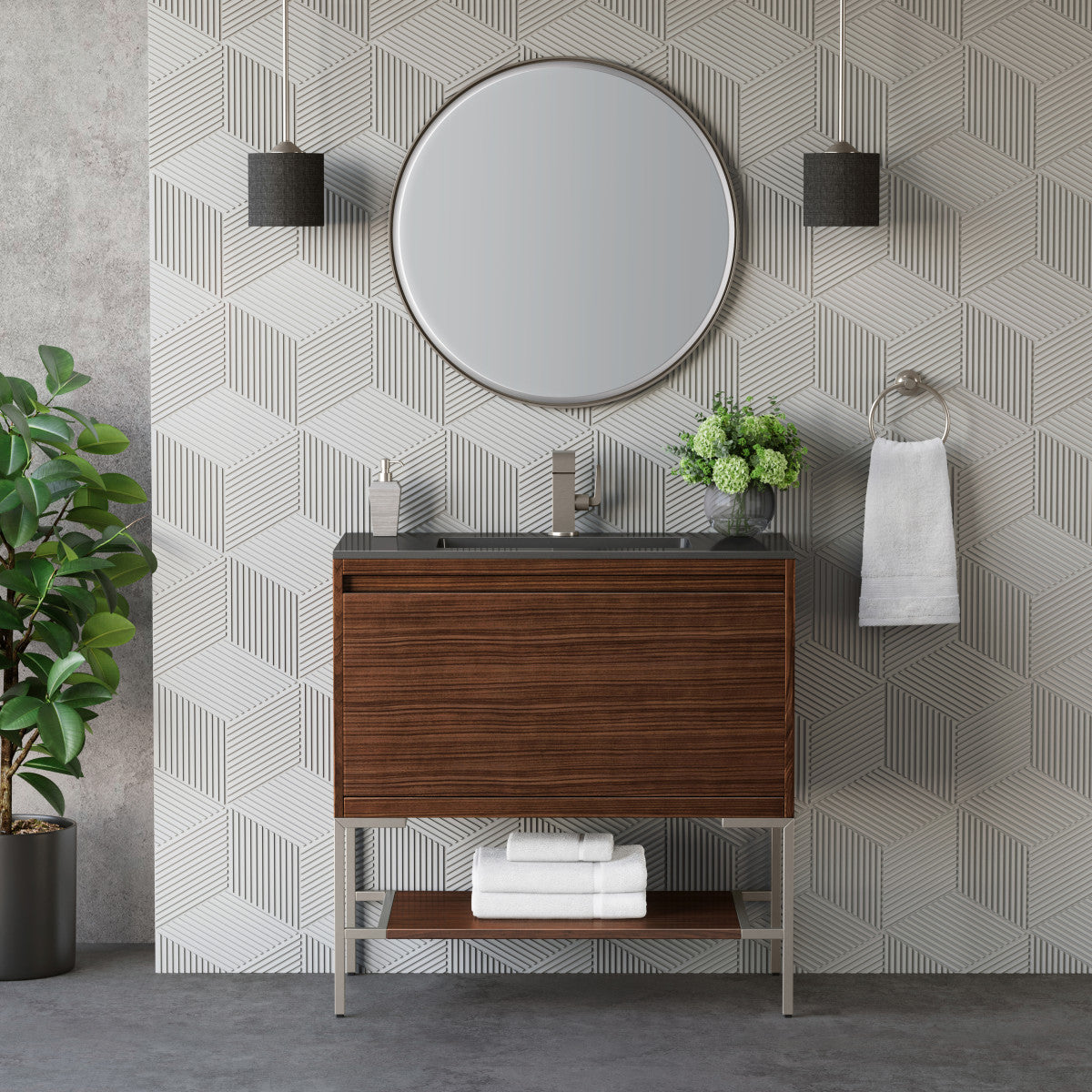 Mantova 35.4" Single Vanity Cabinet