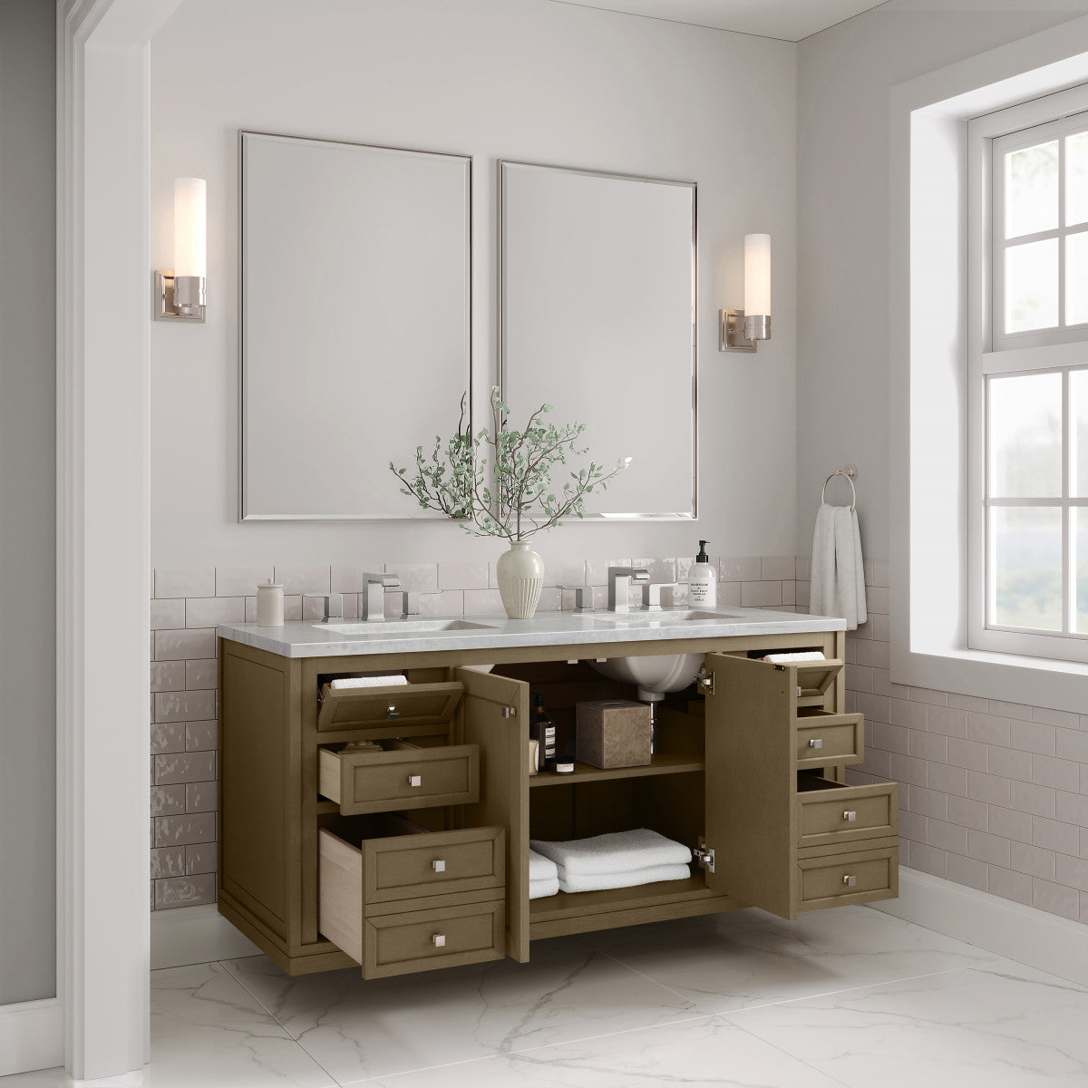 Chicago 60" Double Vanity